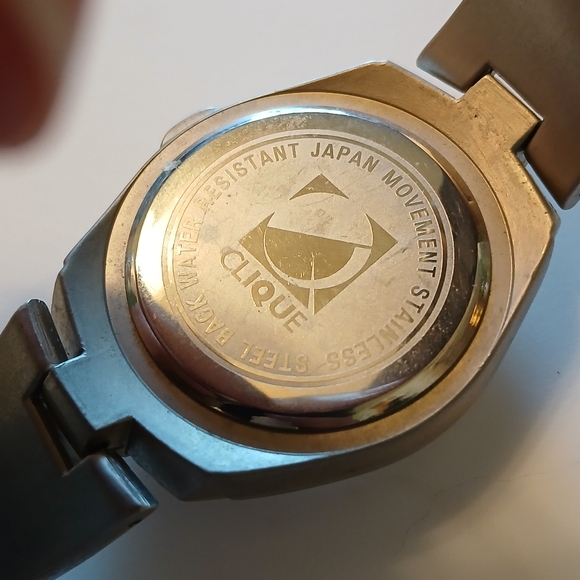 CLIQUE Men's Two-Toned Stainless Steel Quartz Bracelet Watch WR Japan Movt - Picture 3 of 12